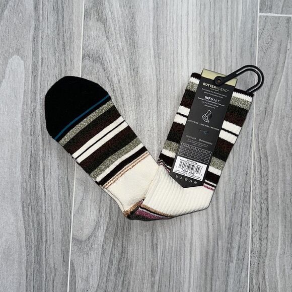 STANCE BUTTERBLEND IT IS THEIR SOFTEST SOCK COMES WITH INFIKNIT. SUN SET CREW LG - Picture 4 of 7